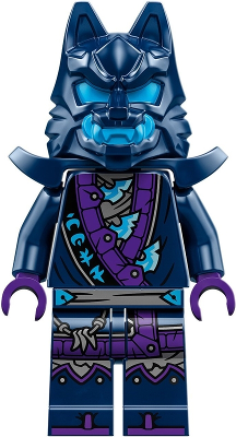 Wolf Mask Warrior / Wolf Mask Claw Warrior - Dark Blue and Dark Azure Mask, Shoulder Armor (njo0851)