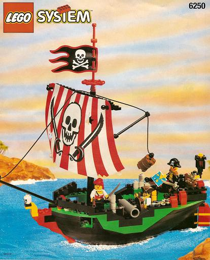 6250 Cross Bone Clipper (Used) LEGO Pirates
