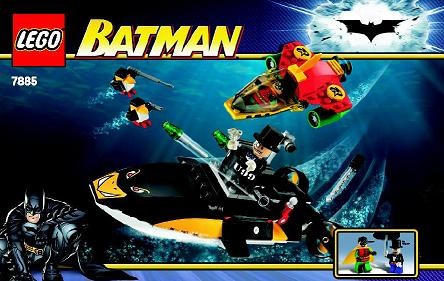 7885 Robin's Scuba Jet: Attack of The Penguin (Certified) LEGO Super Heroes
