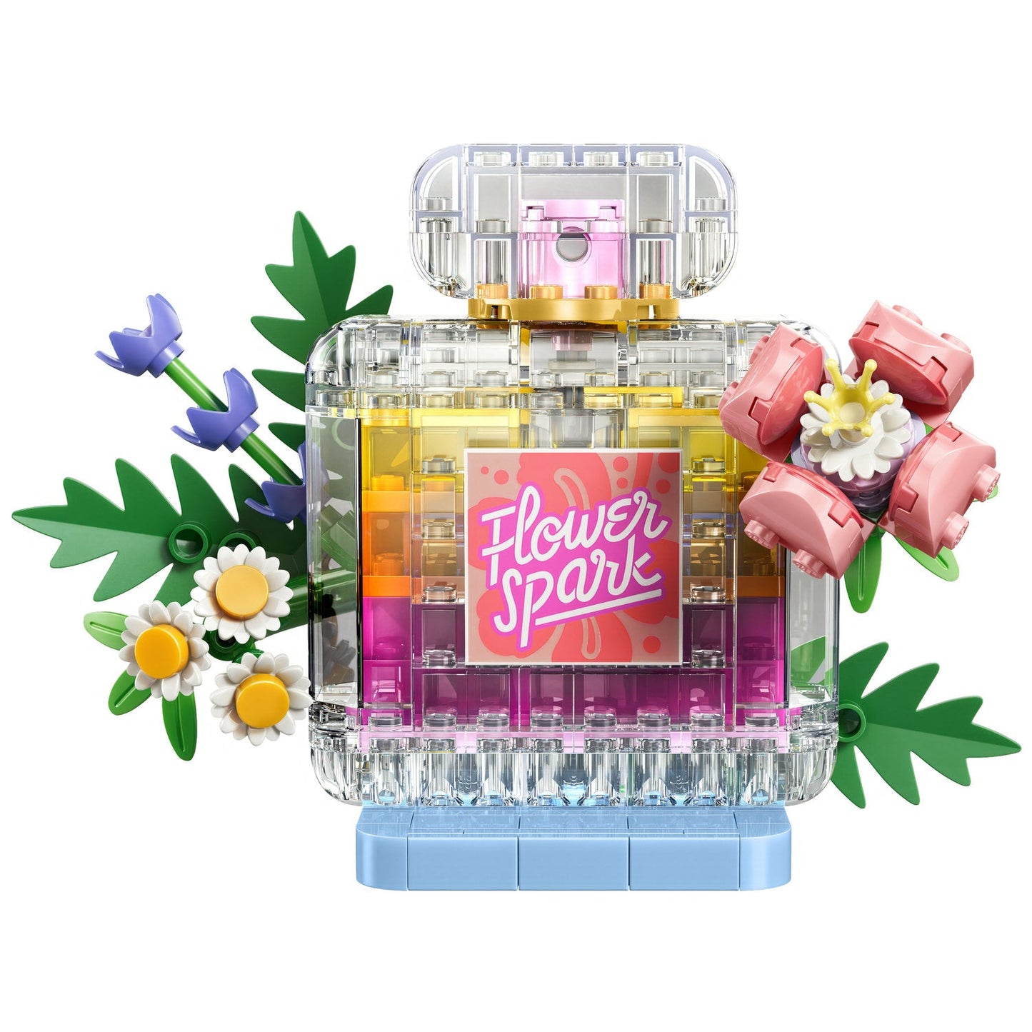 31383 Floral Decor Perfume Bottle