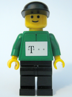 German Telekom Racing Cyclist Green - with Torso Stickers (tel006s)