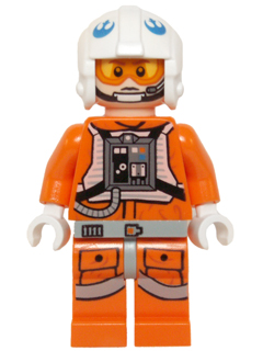 Snowspeeder Pilot - White Helmet, Headset (sw0597)