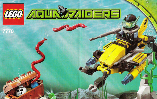 7770 Deep Sea Treasure Hunter (Used) LEGO Aquazone