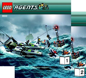 8633 Speedboat Rescue (Used) LEGO Agents