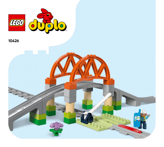 10426 Train Bridge and Tracks Expansion Set (Certified) LEGO DUPLO