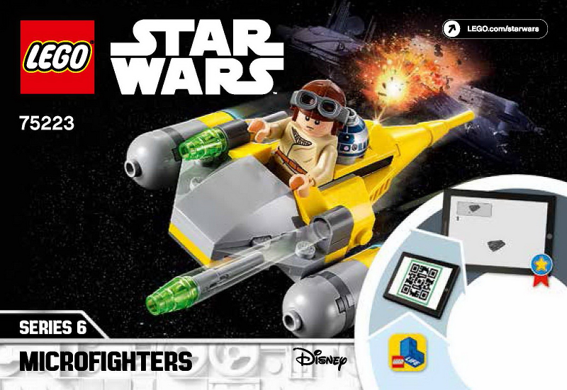 75223 Naboo Starfighter Microfighter (Used) LEGO Star Wars