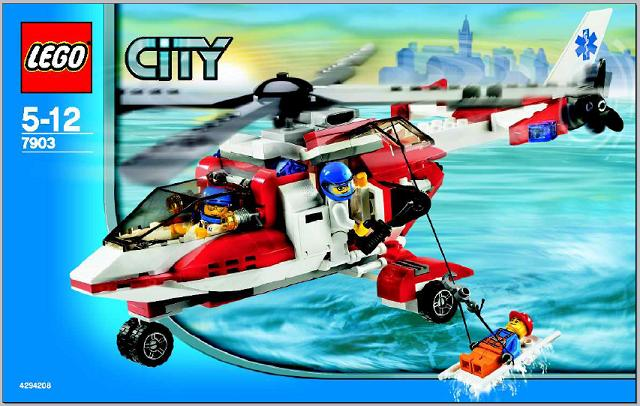 7903 Rescue Helicopter (Certified) LEGO City