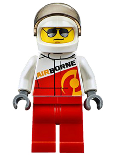 Rally Race Car Driver, Airborne Logo (cty0611)