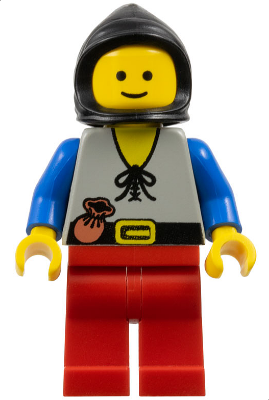Peasant - Red Legs, Black Hood (cas093)
