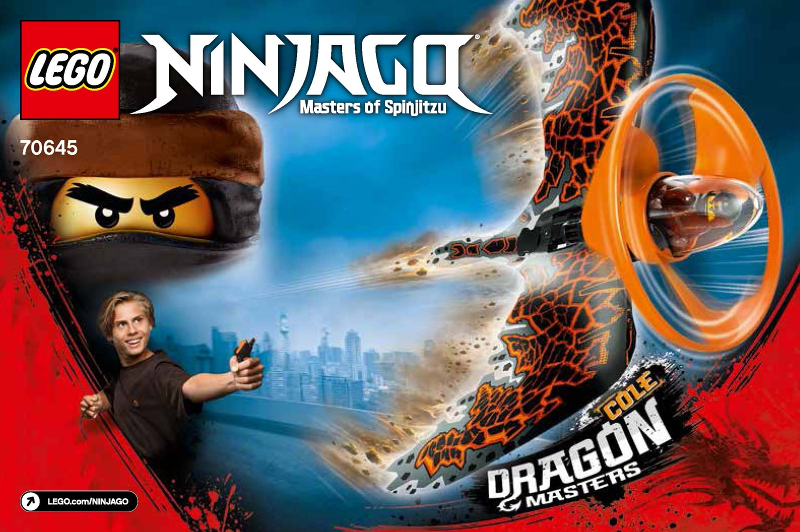 70645 Cole - Dragon Master (Used) LEGO Ninjago