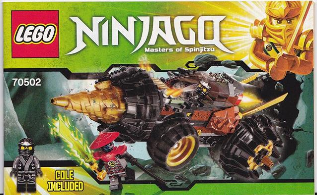 70502 Cole's Earth Driller (Certified) LEGO Ninjago