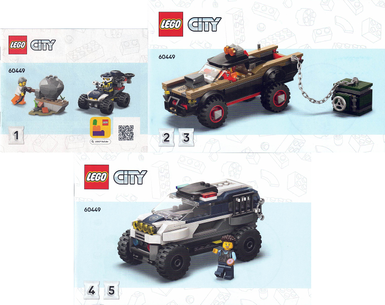 60449 Off-Road Police Car Chase (Used) LEGO City