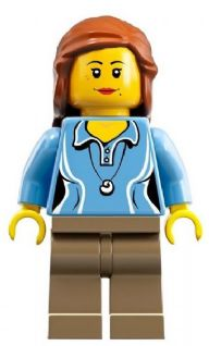 Research Scientist Female, Medium Blue Top (idea010)