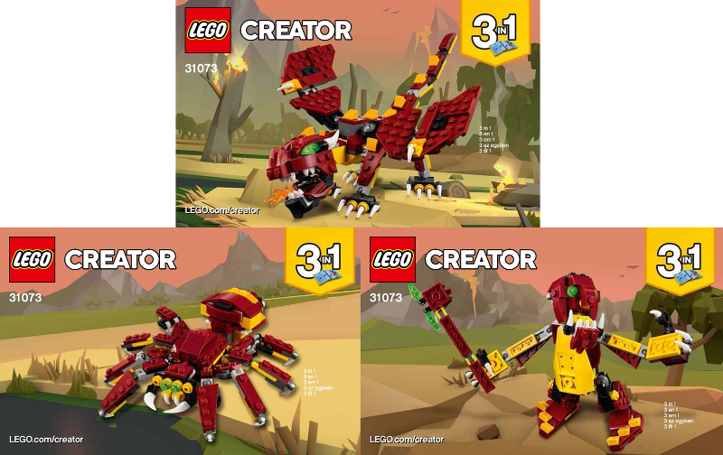 31073 Mythical Creatures (Certified) LEGO Creator