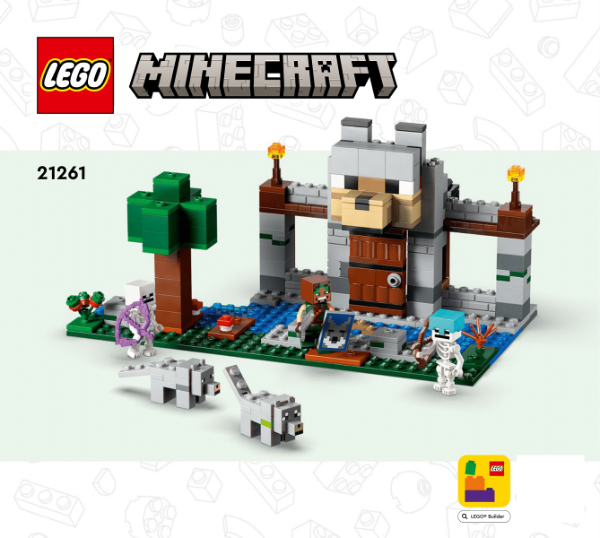 21261 The Wolf Stronghold (Used) LEGO Minecraft