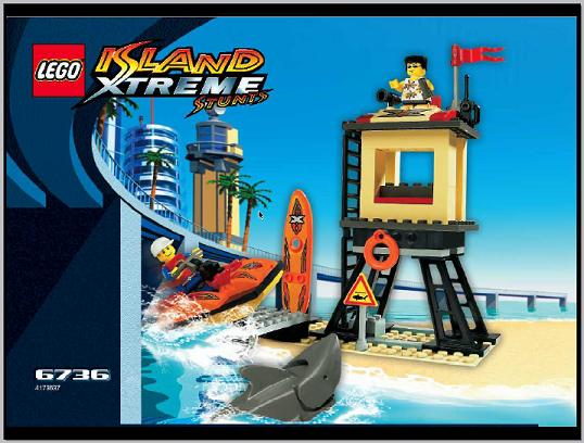 6736 Beach Lookout (Used) LEGO Island Xtreme Stunts