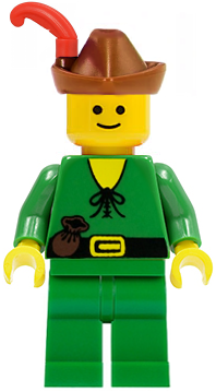 Forestman - Pouch, Reddish Brown Hat, Red Feather (Reissue) (cas128new)