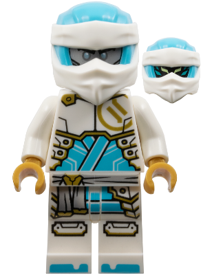 Zane - Dragons Rising, Tunic with Large Armor Plates, Head Wrap (njo0942)