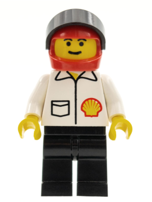 Shell - Jacket, Black Legs, Red Helmet, Black Visor (shell006)