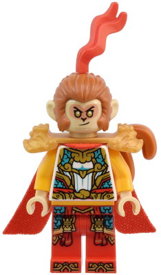 Monkey King - Pearl Gold Shoulder Armor with Dragon Heads (mk170)