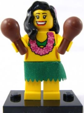 Hula Dancer - Series 3 Collectible Minifigure (col03-14)