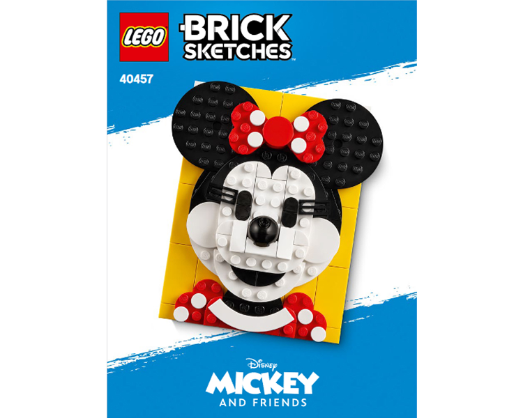 40457 Minnie Mouse (Used) LEGO Brick Sketches