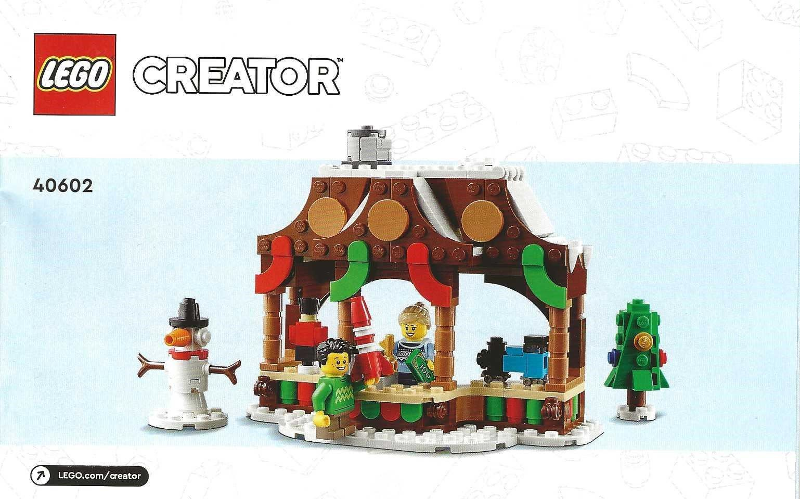 40602 Winter Market Stall (Certified) LEGO Creator