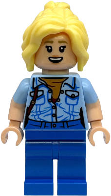 Dr. Ellie Sattler - Bright Light Blue Shirt (jw128)
