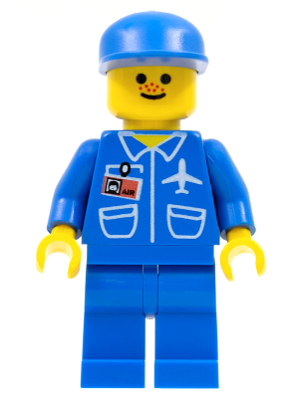 Airport - Blue, Blue Legs, Blue Cap (air018)