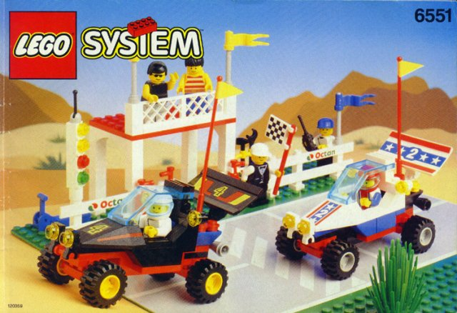 6551 Checkered Flag 500 (Used) LEGO Town