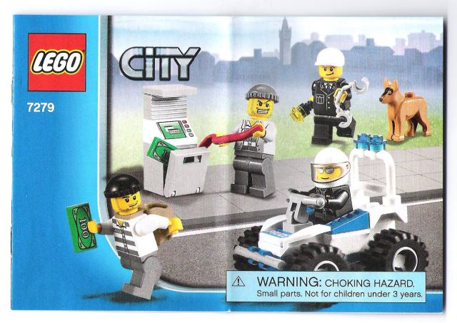 7279 Police Minifigure Collection (Used) LEGO Town