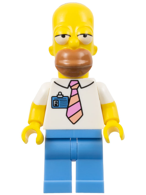 Homer Simpson - Shirt with Tie and Badge (sim001)
