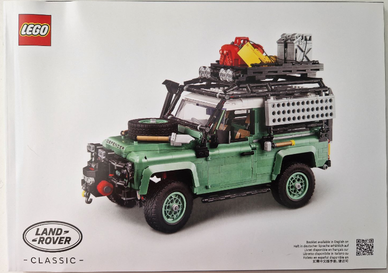 10317 Land Rover Classic Defender 90 (Used) LEGO Icons