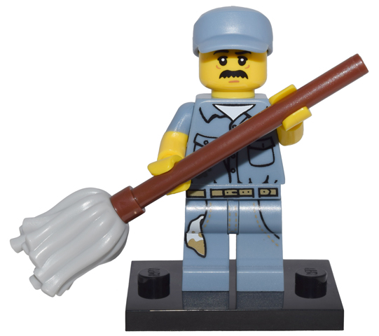 Janitor - Series 15 Collectible Minifigure (col15-9)