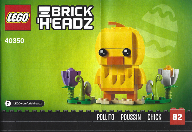 40350 Easter Chick (Certified) LEGO BrickHeadz