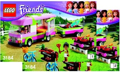 3184 Adventure Camper (Used) LEGO Friends