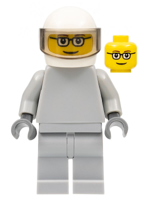 Star Justice Astronaut 2 - without Torso Sticker (glasses) (sp087)