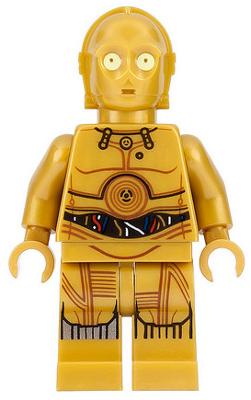 C-3PO - Colorful Wires, Printed Legs (sw0700)