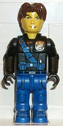 Jack Stone - Black Jacket, Blue Legs, Blue Sash (js009)