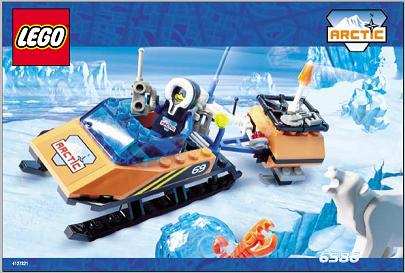 6586 Polar Scout (Certified) LEGO Town