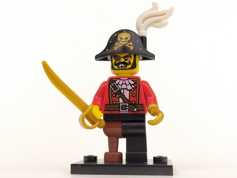 Pirate Captain - Series 8 Collectible Minifigure (col08-15)