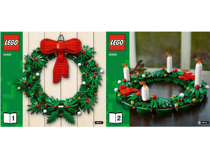 40426 Christmas Wreath 2-in-1 (Certified) LEGO Seasonal