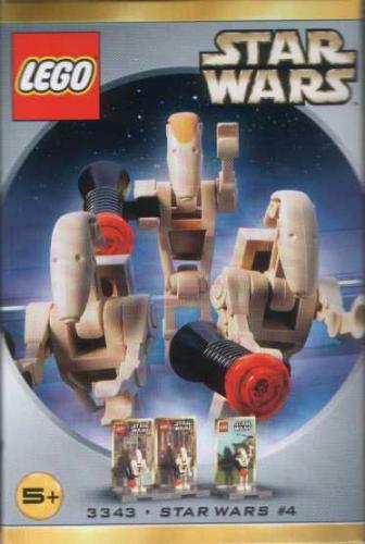 3343 2 Battle Droids and Command Officer (Used) LEGO Star Wars