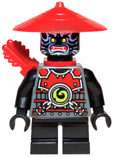 Stone Army Scout - Blue Face, Red Quiver, Short Legs (njo0082)