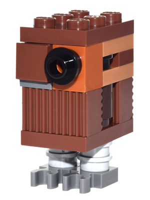 Gonk Droid (GNK Power Droid), Reddish Brown (sw0767)