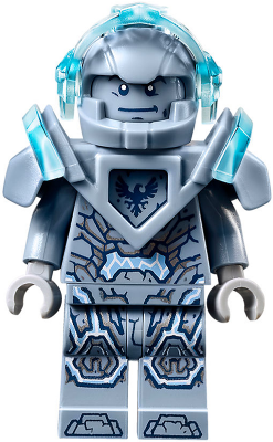 Clay Moorington - Sand Blue Helmet and Armor, Trans-Light Blue Visor (Stone Clay) (nex106)