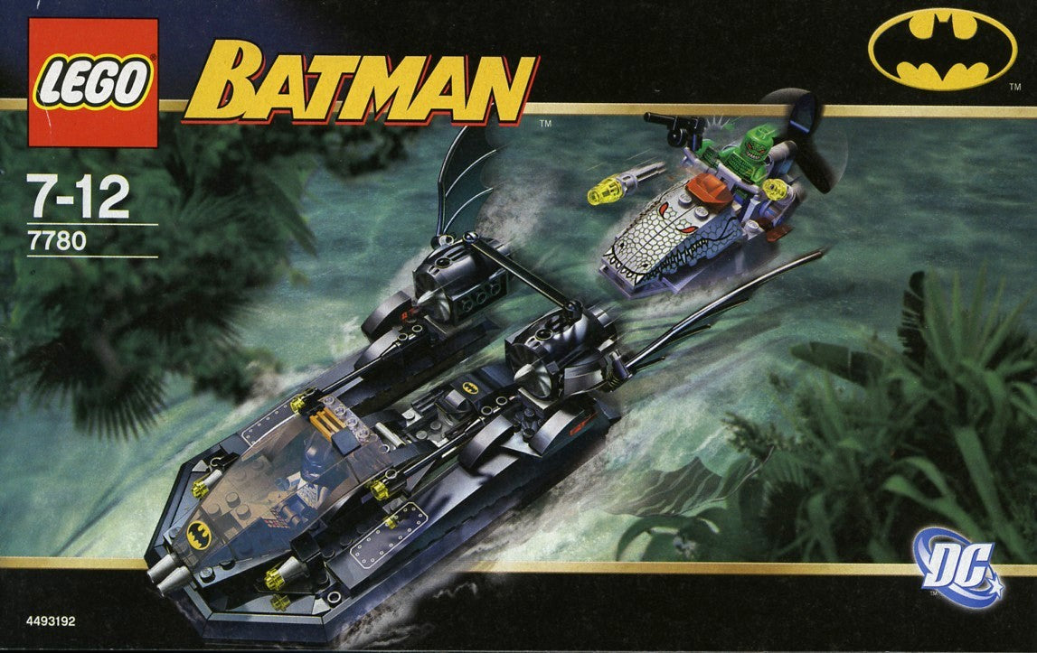 7780 The Batboat: Hunt for Killer Croc (Used) LEGO Super Heroes