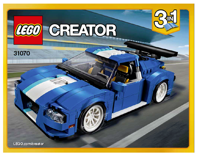 31070 Turbo Track Racer (Certified) LEGO Creator