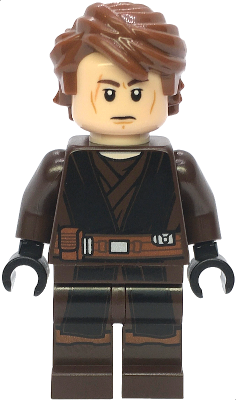 Anakin Skywalker - Dark Brown and Black Robe, Black Hands (sw1398)