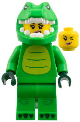 Crocodile Costume Fan (Minifigure Only) (col468)